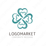 四葉と幸せと葉のロゴ