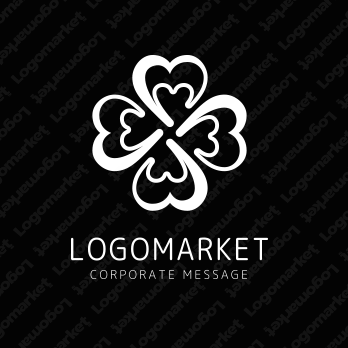 四葉と幸せと葉のロゴ