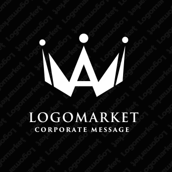 頂点と高級感とクラウンのロゴ