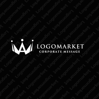 頂点と高級感とクラウンのロゴ