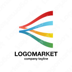 旗とひらがなと頭文字のロゴ