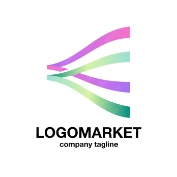 旗とひらがなと頭文字のロゴ