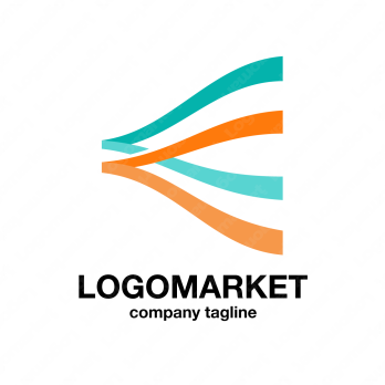 旗とひらがなと頭文字のロゴ