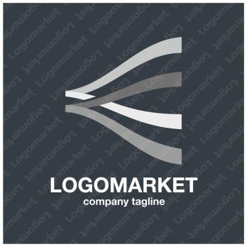 旗とひらがなと頭文字のロゴ