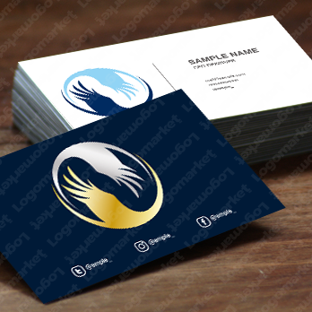 鳥と翼と鷹のロゴ