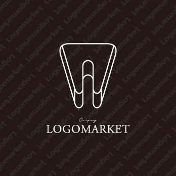 シンプルと洗練と信頼性のロゴ