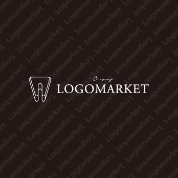 シンプルと洗練と信頼性のロゴ