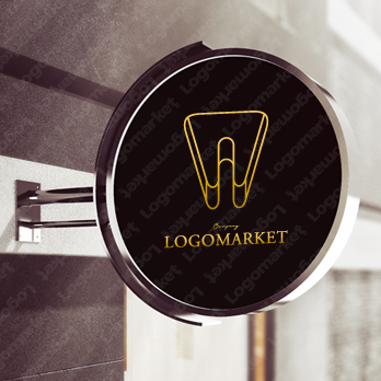 シンプルと洗練と信頼性のロゴ