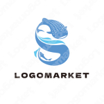 ジンベイザメとSと海のロゴ