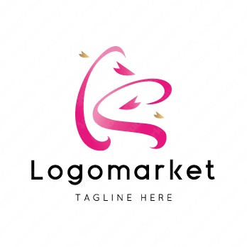 Kとkと桜のロゴ