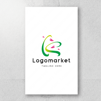 Aとaと虹のロゴ