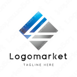 Lとlと菱形のロゴ