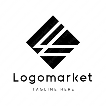 Lとlと菱形のロゴ