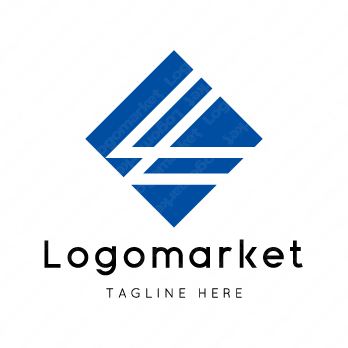 Lとlと菱形のロゴ