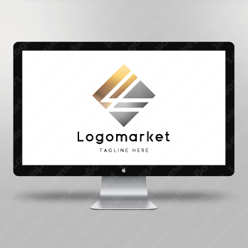 Lとlと菱形のロゴ