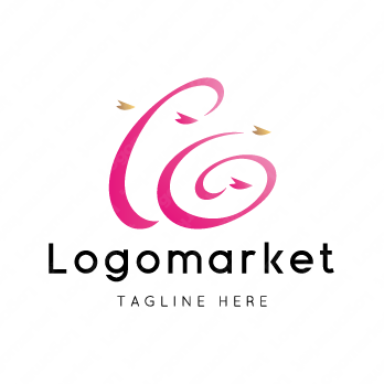 Kとkと桜のロゴ