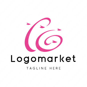 Kとkと桜のロゴ