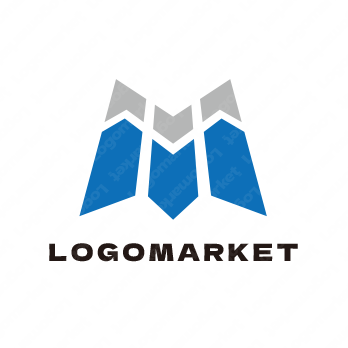 Mと富士山と 頂点のロゴ