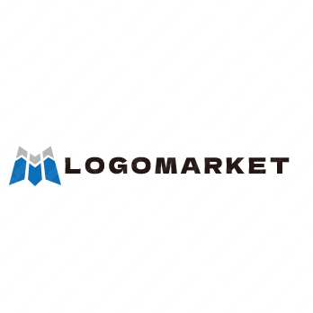 Mと富士山と 頂点のロゴ