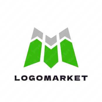 Mと富士山と 頂点のロゴ