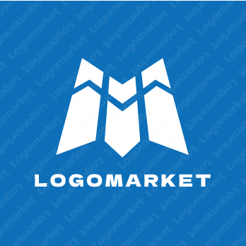 Mと富士山と 頂点のロゴ