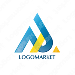 PとAと三角のロゴ