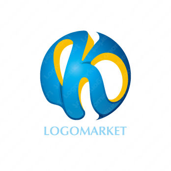 球とKとリングのロゴ