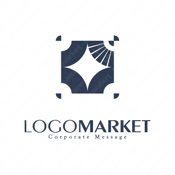 和モダンと上質と日本文化のロゴ