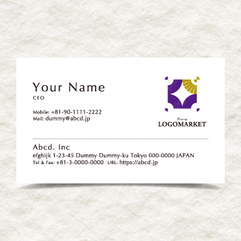 和モダンと上質と日本文化のロゴ