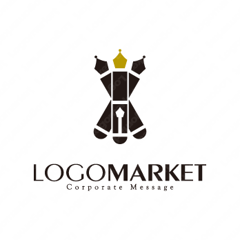 信頼と万年筆とプロのロゴ