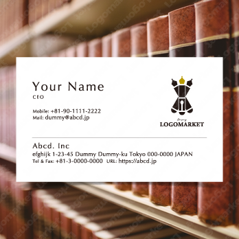 信頼と万年筆とプロのロゴ