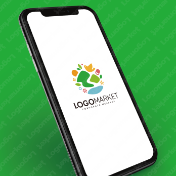 Aとaと虹のロゴ