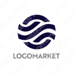 太陽と波と繋がりのロゴ