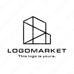 ビルと家とミニマルのロゴ