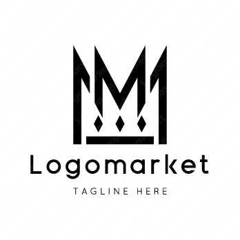 Mと王冠とクラウンのロゴ