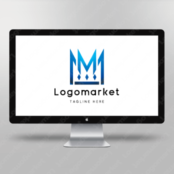 Mと王冠とクラウンのロゴ