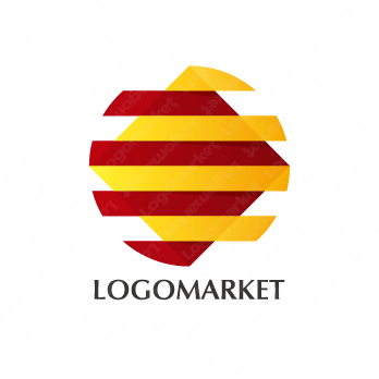 スクエアと四角と丸のロゴ