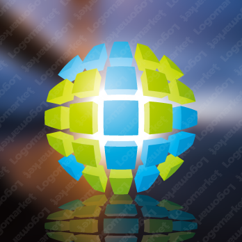 Aとaと虹のロゴ