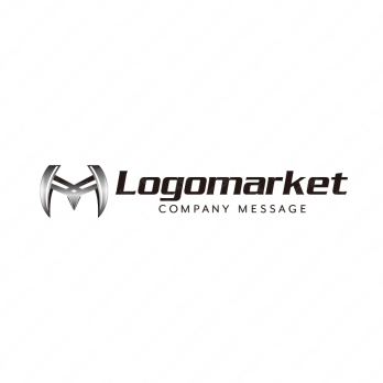 Mとプロフェッショナルとエネルギッシュのロゴ