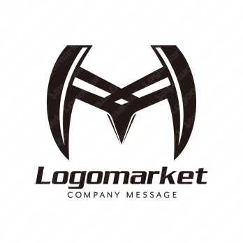 Mとプロフェッショナルとエネルギッシュのロゴ