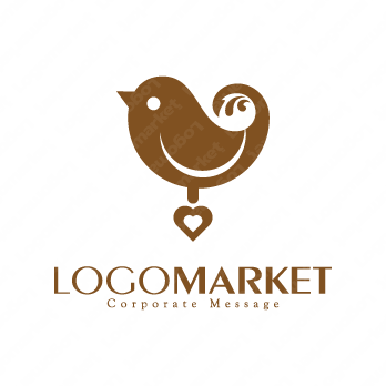 青い鳥とかわいいと幸せのロゴ