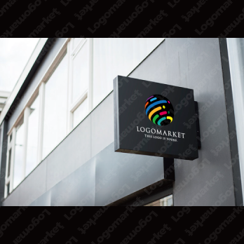 Aとaと虹のロゴ