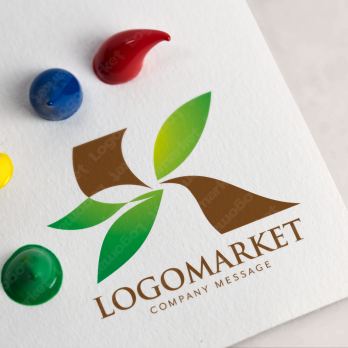 Aとaと虹のロゴ