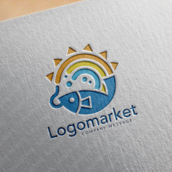 Aとaと虹のロゴ