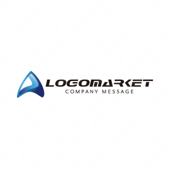 Aと先進的とテクノロジーのロゴ