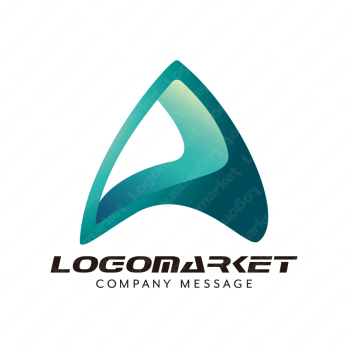 Aと先進的とテクノロジーのロゴ