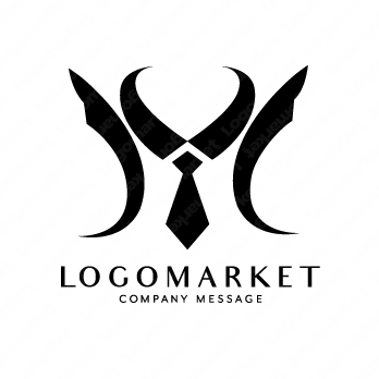 現代的とスーツと信頼のロゴ