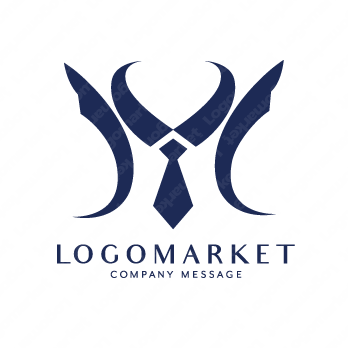 現代的とスーツと信頼のロゴ