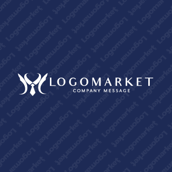 現代的とスーツと信頼のロゴ