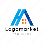 Hとhと家のロゴ